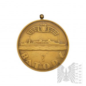 II RP Medaila na počesť začiatku plavby MS Batory, 1937