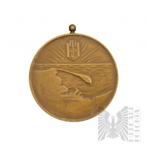 II RP Medal Na Pamiątkę Rozpoczęcia Rejsów MS Batory, 1937