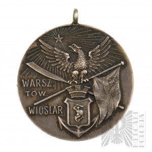 II RP Token/Medal Silver Warsaw Rowing Society.