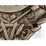 Regno di Polonia Gettone d'argento Varsavia Ponte Poniatowski ( Trzciński ).