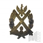 II RP Polish Army Collar Insignia of Non-Commissioned Officer Schools in Artillery Regiments.