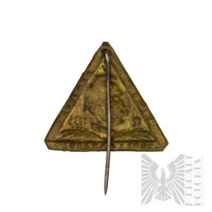 II RP Pin Honoring the Memory of the Commander of the Nation - Jozef Pilsudski