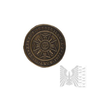 II RP Odznaka Zjazd Byłych Ochotników Armii Polskiej Lwów 1937