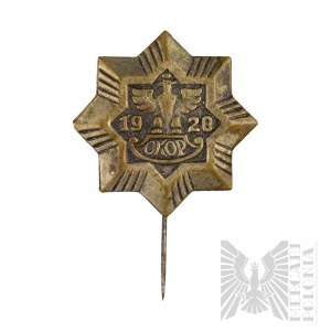 II RP Badge of the Civic Committee for the Defense of the State 1920 