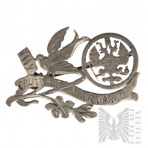 1WW Warsaw Commemorative Brooch - GRUSS AUS WARSCHAU 1918.