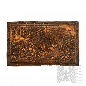 XIX - Galvanic Plaque with the Battle of Olszynka Grochowska