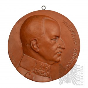 II RP - Ceramic Medallion with General Władysław Sikorski