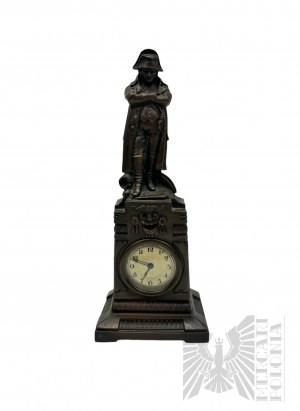 Horloge de cheminée patriotique du 20e siècle Napoléon