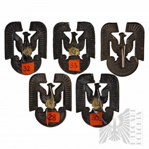 PRL Set of Five Pieces of Aviation Eagles