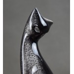Figurka „Kot siedzący”, proj. Mieczysław NARUSZEWICZ, Ćmielów, lata 60-te.