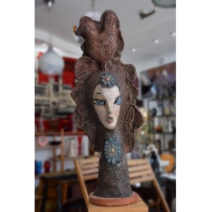Eugeniusz MOLSKI (b. 1942), Woman bird, art ceramics, Unikat