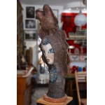 Eugeniusz MOLSKI (b. 1942), Woman bird, art ceramics, Unikat