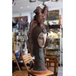Eugeniusz MOLSKI (b. 1942), Woman bird, art ceramics, Unikat