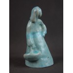 Figurine Woman, Stanisława PIĘTKOWA, Kraków, 1960s.