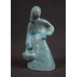 Figurine Woman, Stanisława PIĘTKOWA, Kraków, 1960s.