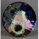 Artist's platter, author's, Wloclawek, 1960s.