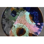 Artist's platter, author's, Wloclawek, 1960s.