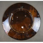Artist's platter, author's, Wloclawek, 1960s.