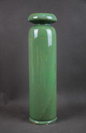 Green vase, Bronislaw WOLANIN, Boleslawiec, 1970s.