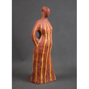 Figura ceramiczna Kobieta, Julia FLIS ?, Kraków, lata 60-te.