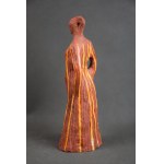 Figura ceramiczna Kobieta, Julia FLIS ?, Kraków, lata 60-te.