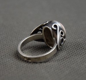 Ring, Silver, Metalwork Factory Lodz, 1960s.