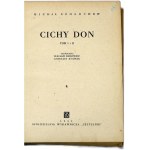 M. Szołochow- Cichy Don - komplet Tom I-IV Warszawa 1955