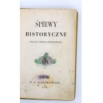 Julian Ursyn Niemcewicz - Śpiewy Historyczne - LIPSK 1866