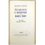 T. Capote - Śniadanie u Tiffanyego, Harfa Traw - Warszawa 1962
