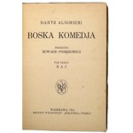 Dante Alighieri - Boska Komedia - Piekło Czyściec Raj - komplet, Warszawa 1925