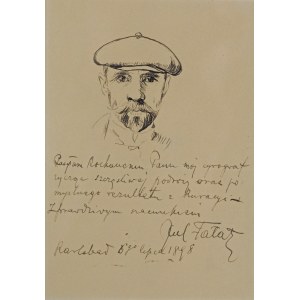 Julian Fałat, AUTOPORTRET, July 6, 1898