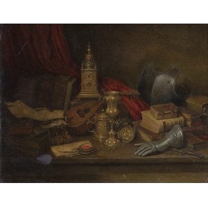 Camilla Friedländer Edle von Malheim, MARTWA NATURA Z RENESANSOWYM ZEGAREM