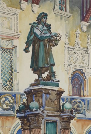 Henryk Uziembło, POMNIK KOPERNIKA NA DZIEDZIŃCU COLLEGIUM MAIUS