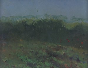 Marian Kratochwil, Poppies in Greenery (coquelicots dans la verdure)