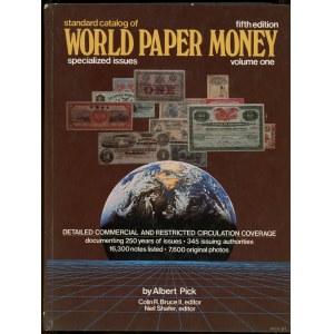 Shafer Neil, Pick Albert, Bruce Colin R. - Standard Catalog of World Paper Money, vol. I, Specialized Issues, 5. edycja,...