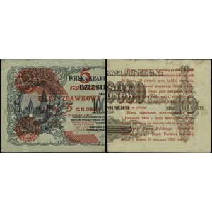 Poland, pass ticket - 5 groszy, 28.04.1924