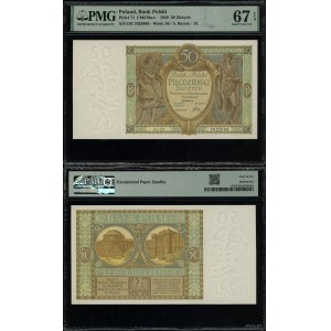 Pologne, 50 zloty, 1.09.1929