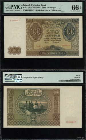 Poland, 100 zloty, 1.08.1941