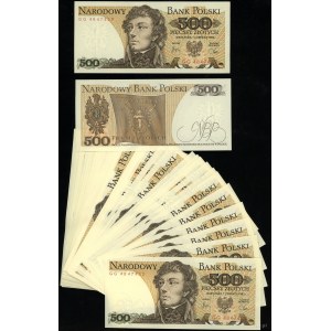 Poland, set: 50 x 500 zloty, 1.06.1982