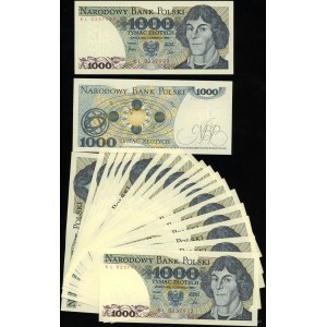 Poland, set: 20 x 1,000 zlotys, 1.06.1982