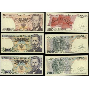 Poland, set of 3 banknotes, 1986-1988