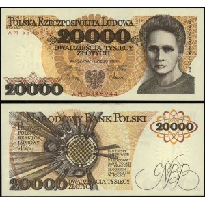 Poland, 20,000 zloty, 1.02.1989