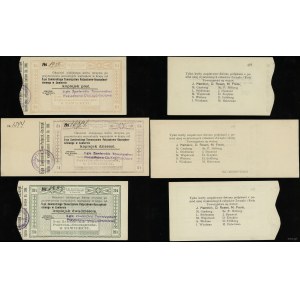 bývalý ruský oddíl, poukázky na 5, 10 a 20 kopějek, 15.09.1914