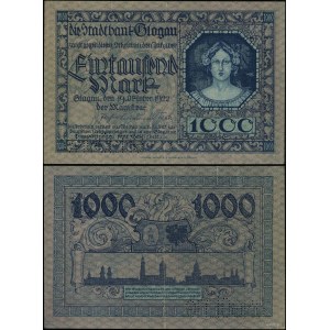Slezsko, 1 000 marek, 19.10.1922