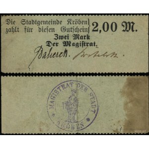 Wielkopolska, 2 marki, bez daty (1914)