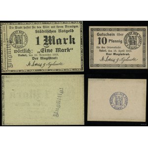 Wielkopolska, zestaw: 10 fenigów i 1 marka, 15.04.1919 / 10.11.1918
