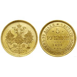 Rosja, 5 rubli, 1873 СПБ НI, Petersburg