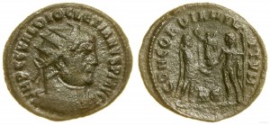 Roman Empire, billon anthonia, (295-296), Heraclea