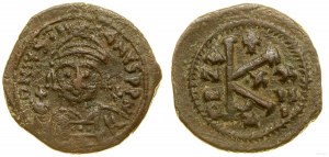 Byzantium, 1/2 follis, 23rd year of reign (AD 549-550), Cyzicus