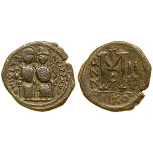 Bizancjum, follis, 4 rok panowania (AD 568-568), Nikomedia